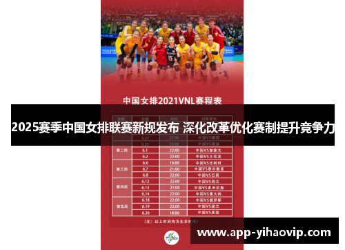 2025赛季中国女排联赛新规发布 深化改革优化赛制提升竞争力
